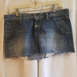 Guess mini denim skirt